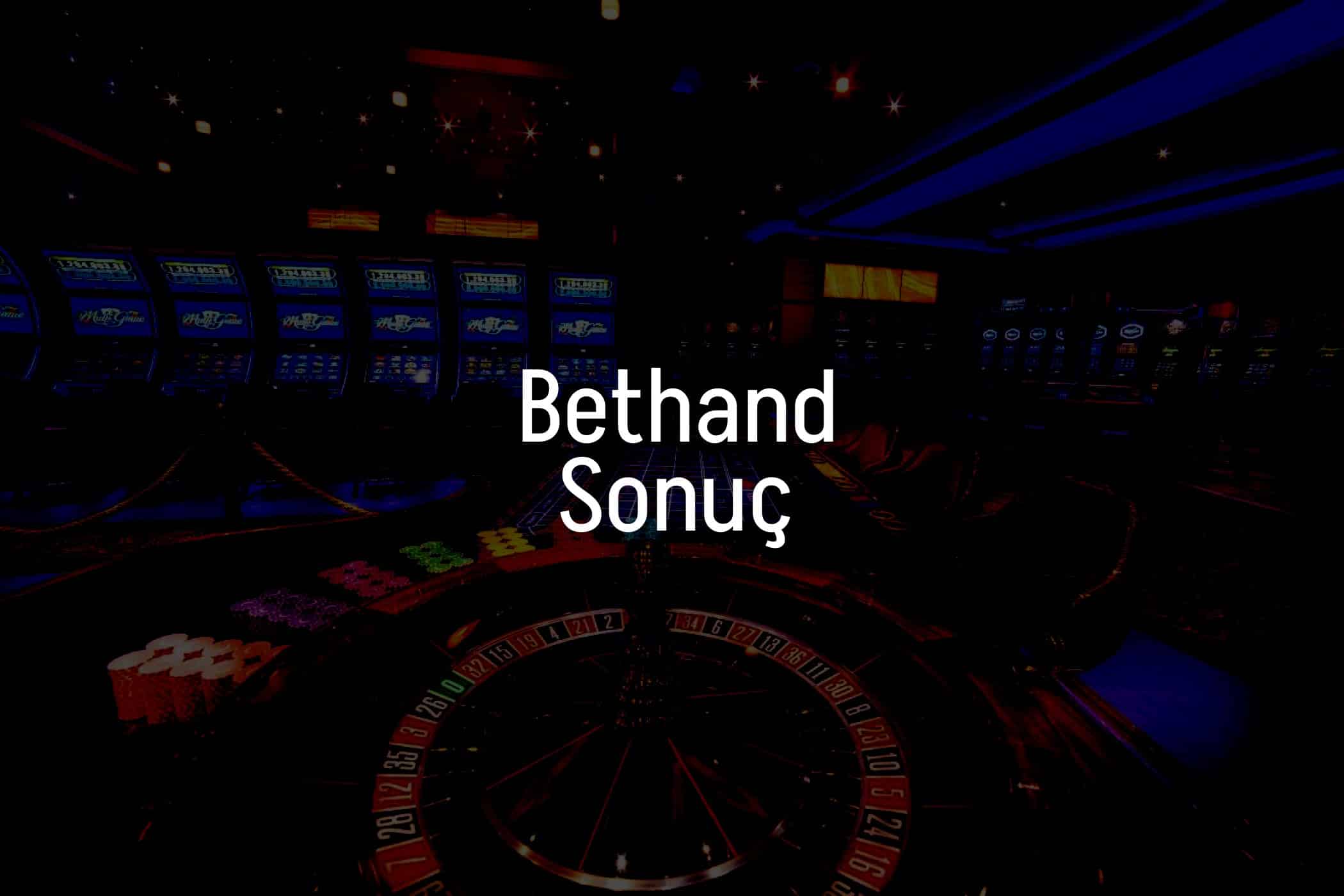 Sonuç