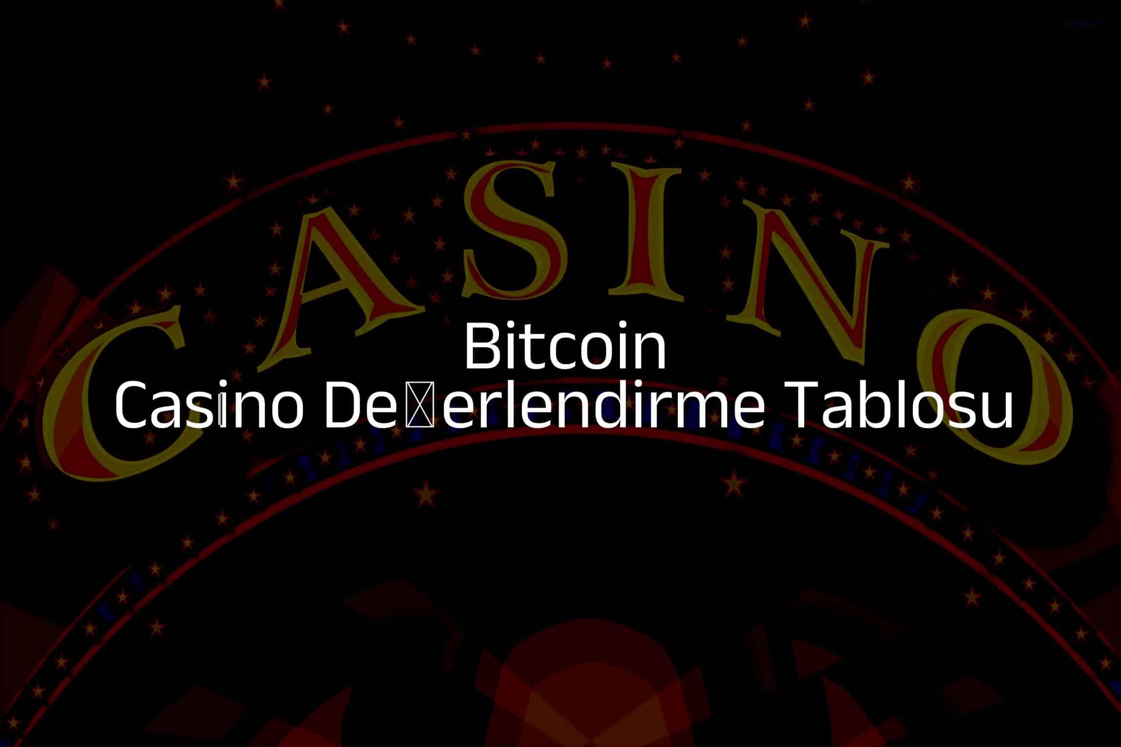 Casino Değerlendirme Tablosu