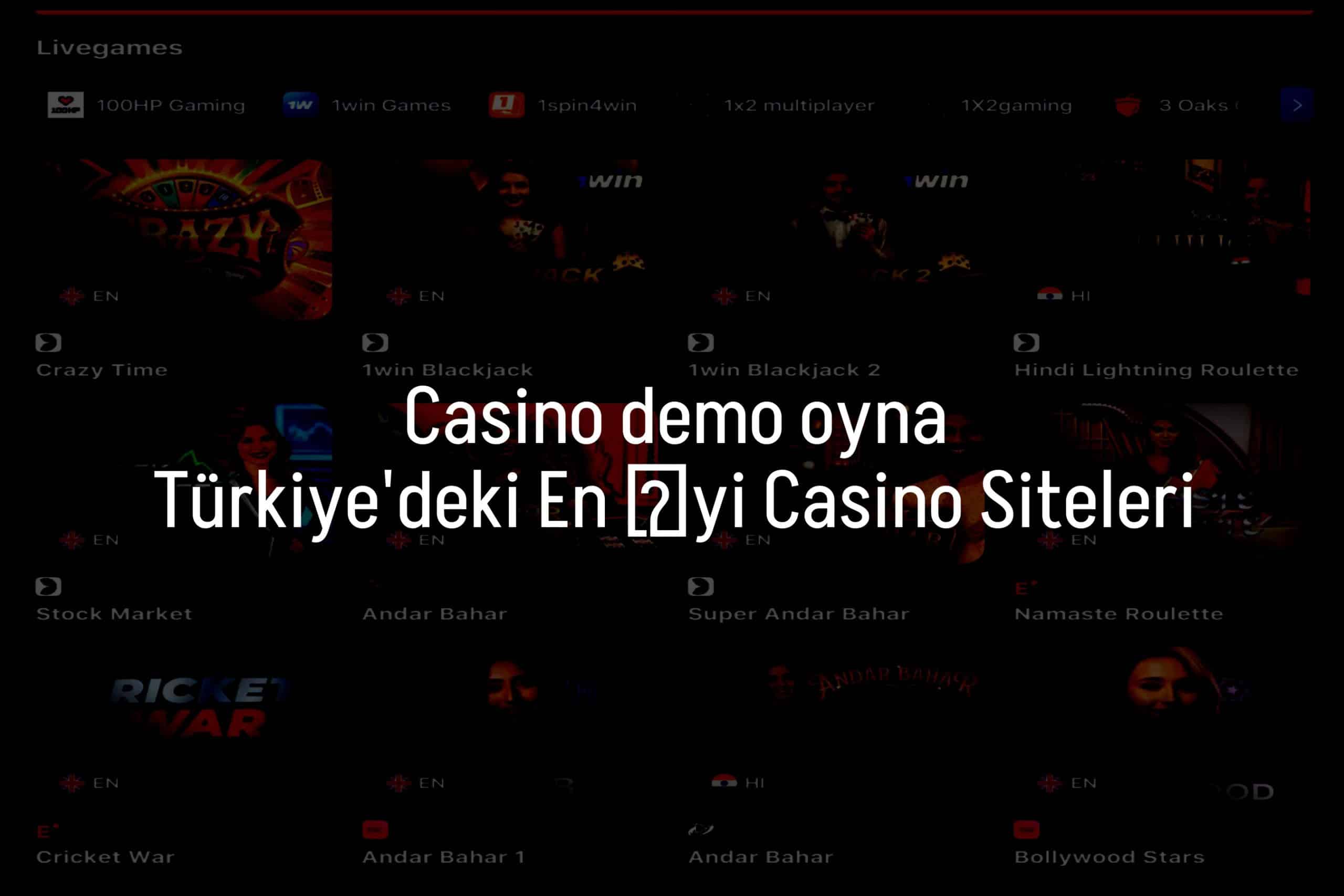 Türkiye'deki En İyi Casino Siteleri