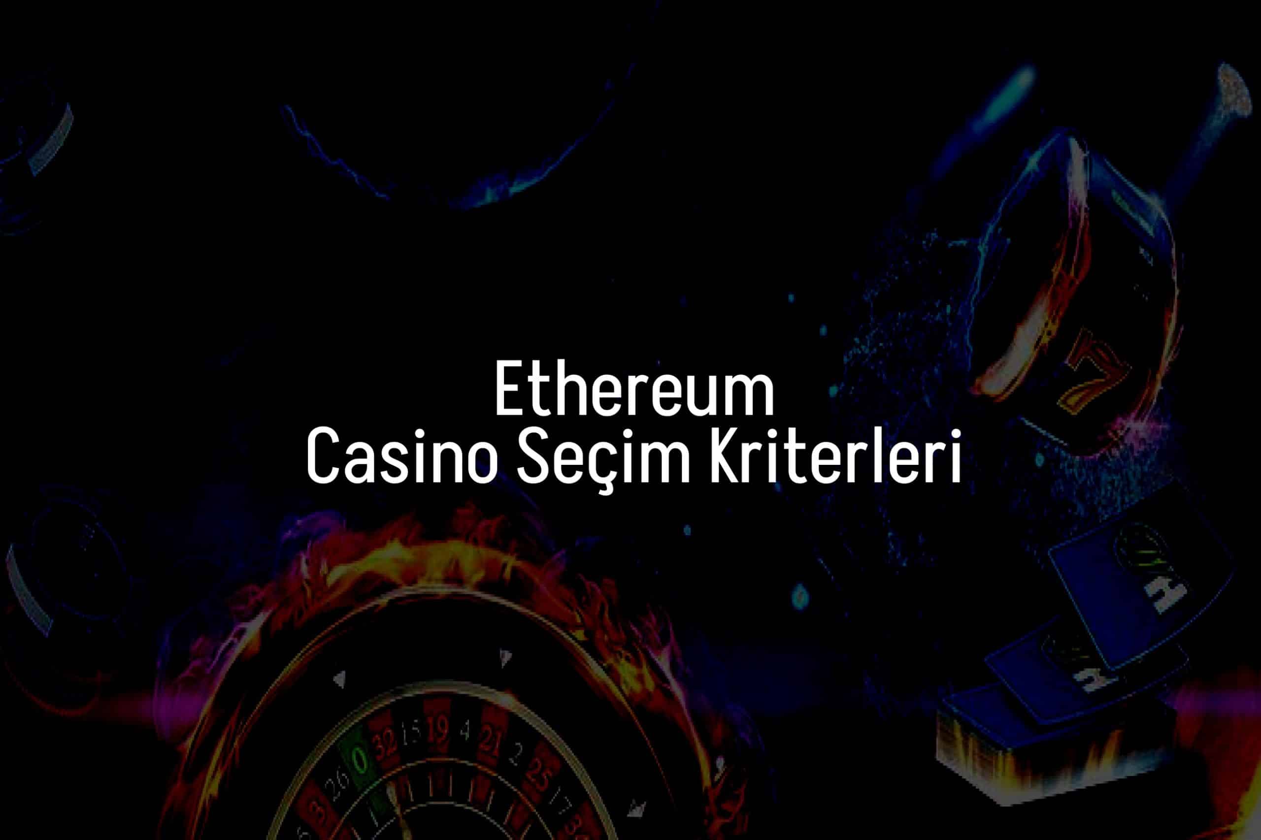 Casino Seçim Kriterleri