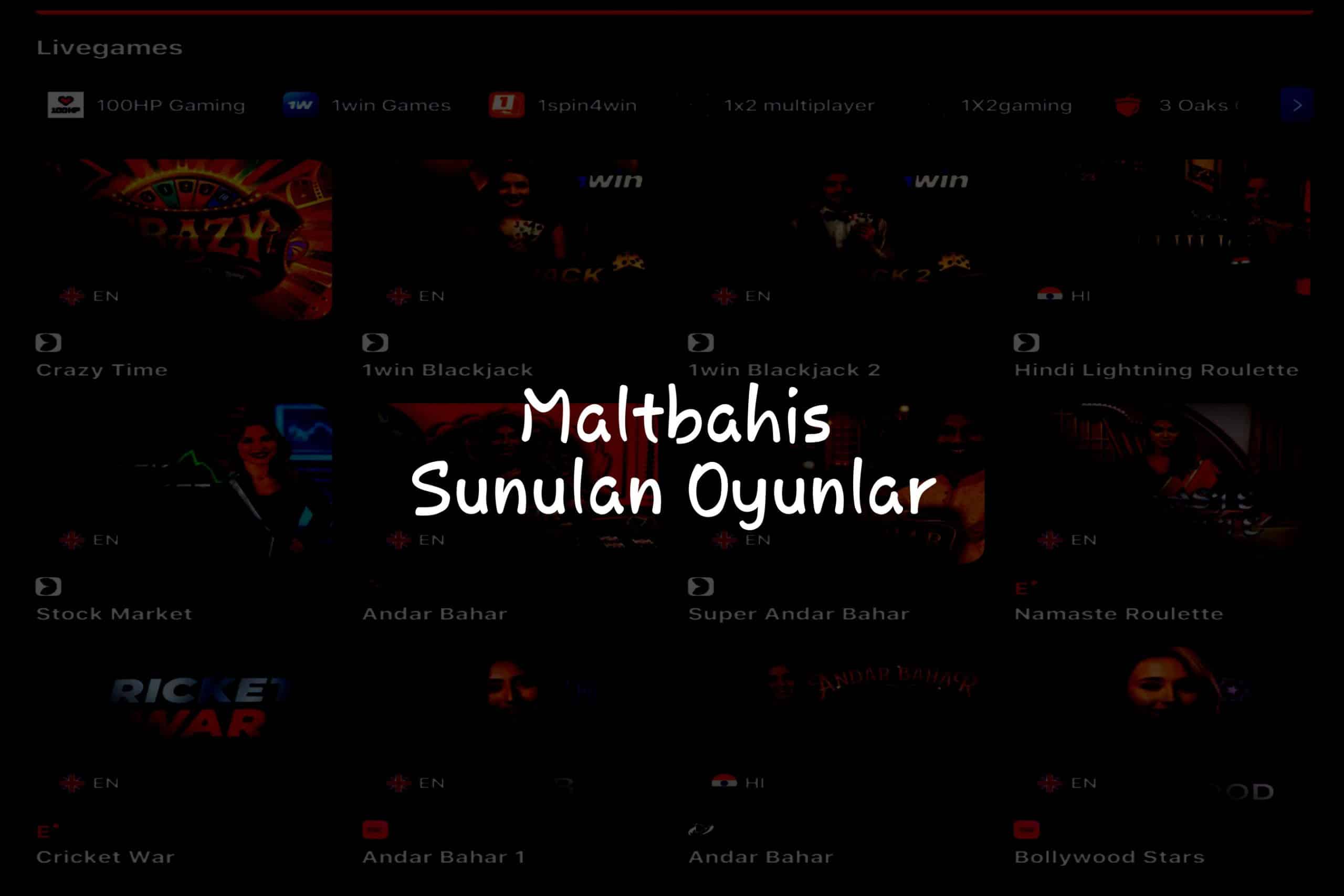 Sunulan Oyunlar