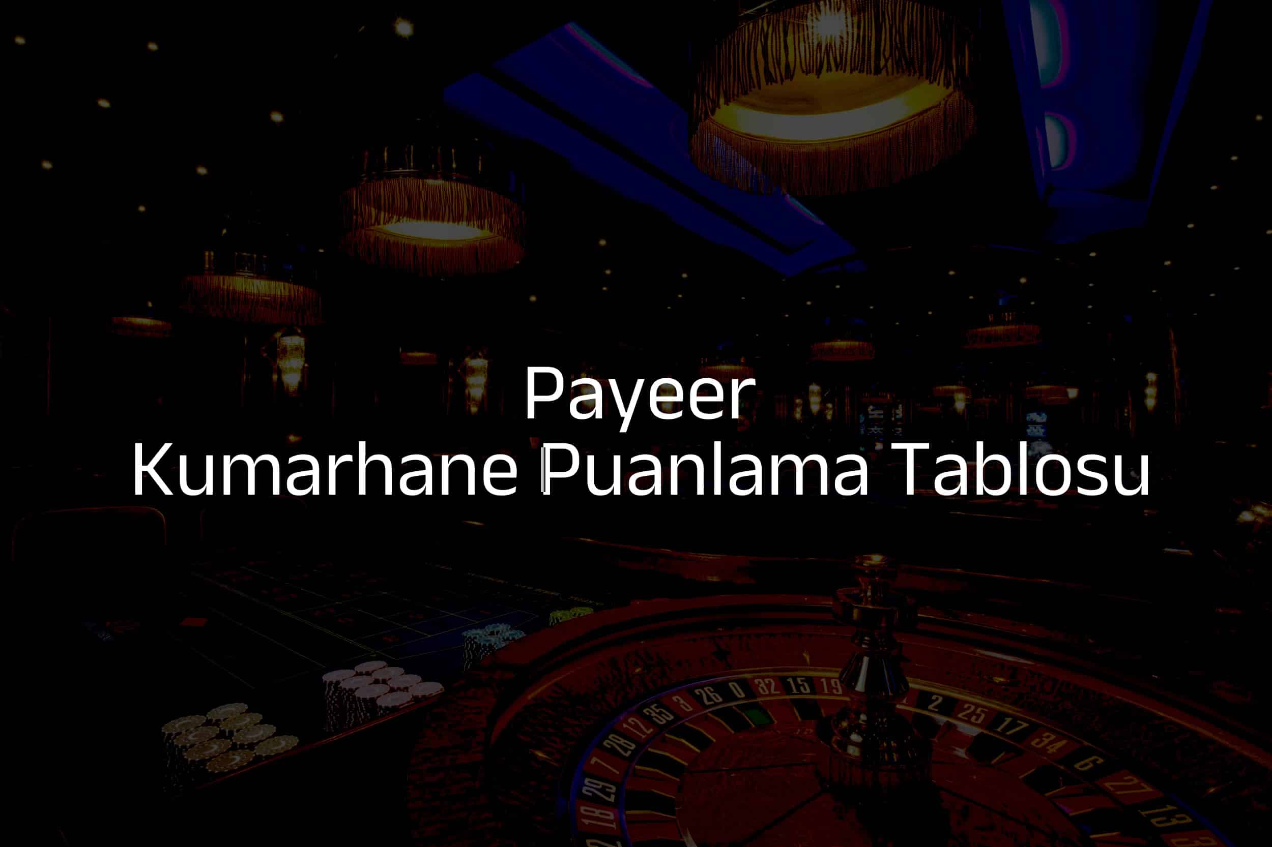 Kumarhane Puanlama Tablosu